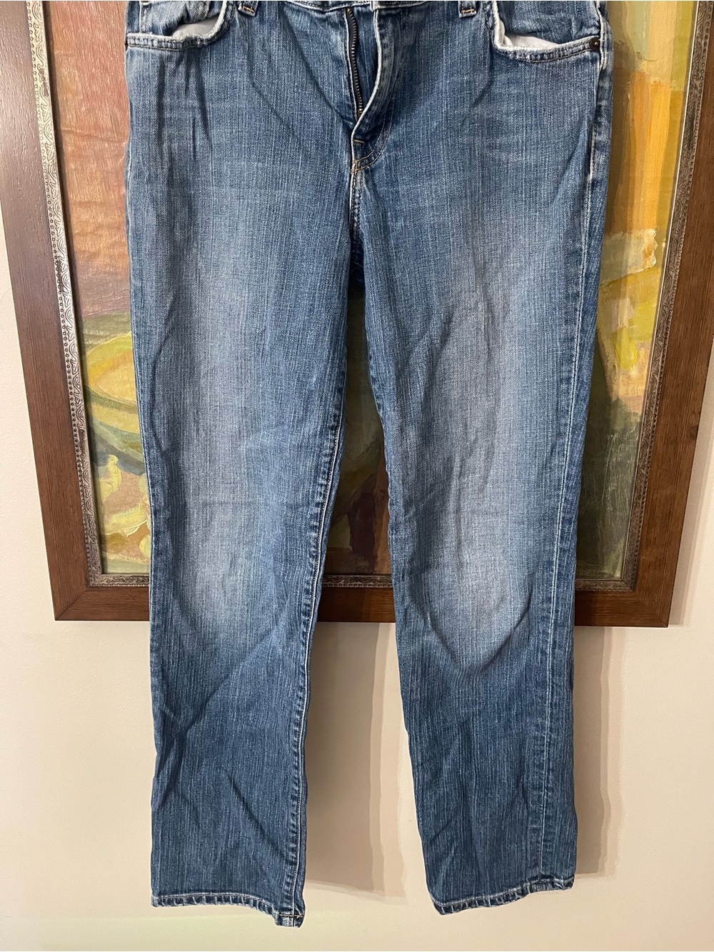 J. Crew Women's Blue Straight Jeans